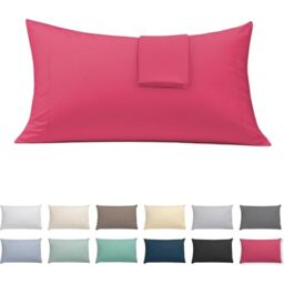 ECOMMERC3 Pillowcase Bed 135 cotton-polyester - Cherry