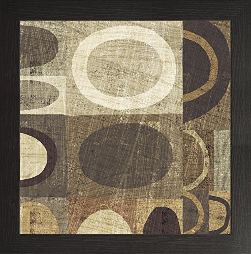 Frame Company Watson Range Modern Geometric Neutral II by Michael Mullan, Photo Frame - 5 x 5 Inches, Black