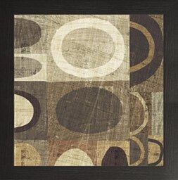 Frame Company Watson Range Modern Geometric Neutral II by Michael Mullan, Photo Frame - 5 x 5 Inches, Black