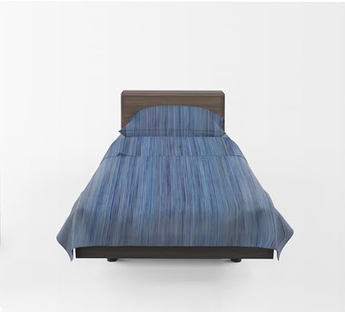SWEET HOME Guzzini Classic – Single Bed Set with Single Bed Sheets Percale Cotton 160 x 280 cm + 1 Fitted Sheet with Single Fitted Sheet 90 x 200 cm for Mattress 30 cm High + 1 Pillow Case 50 x 80 cm