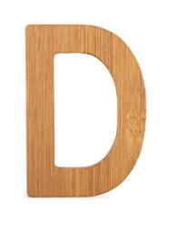 Small Foot 12057 ABC Letter D Made of Sustainable Bamboo Can Be Combined with Other Letters as Decoration or Door Sign