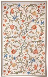 SAFAVIEH Traditional Rug for Living Room, Dining Room, Bedroom - Chelsea Collection, Short Pile, in Ivory and Multicolor, 66 x 112 cm