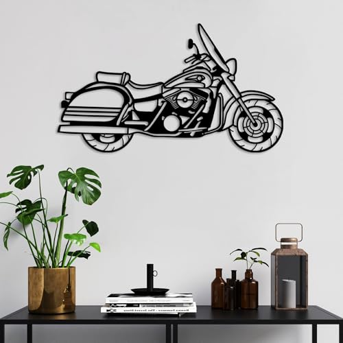 Stylish Black Decorative Metal Wall Accessory, 90 x 51 cm, 100% Metal, 1.5 mm Thickness, Lightweight & Modern Design for Home Decor