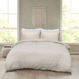 Sleepdown Duvet Cover Set, Natural, King