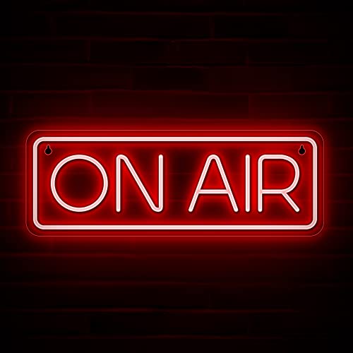 Lumoonosity On Air Neon Sign for Twitch, Tiktok, Youtube Streamers/Gamers - Live Streaming/Recording Light Sign ??? Red Cool Led Signs for Studio, Wall, Bedroom, Game Room Decor