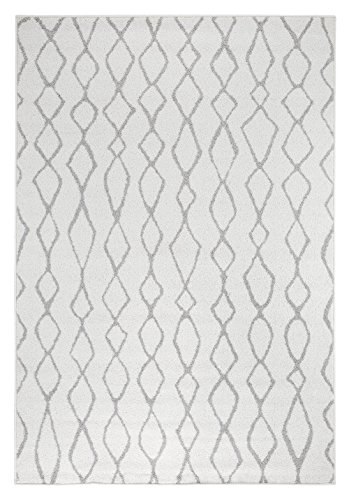 andiamo Woven Rug Bolonia Pattern Runner Modern Oeko-Tex 100 Rug Polypropylene Ornament Grey 67 x 140 cm