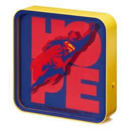Numskull Official Superman 2025 Acrylic Logo Desk Lamp Wall Light for Bedroom, Office, Home, Study, Work - Official DC Comics Merchandise