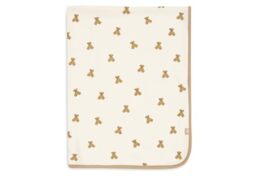 Jollein Baby Blanket - Little Waffle - Mini Teddy Bear - 75x100cm - 95% Cotton 5% Elastane - Baby Cradle Blanket - 1.0 TOG - OEKO-TEX Certified