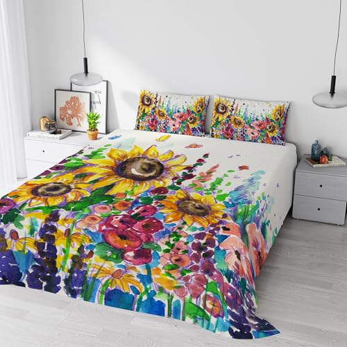 Italian Bed Linen Dreams' Digital Print Bedding Set, Full Coverage, Made in Italy, Double, 24 cm