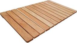 CASTELMERLINO Shower Accessories, larch wood, Natural, 105 x 62
