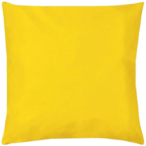 furn. Plain Outdoor Cushion Cover, Yellow, 55 x 55 cm