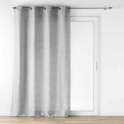 Douceur d'Intérieur Net Curtain, 98% POLYESTER 2% METALLIC YARN, White, 140 x 240 cm