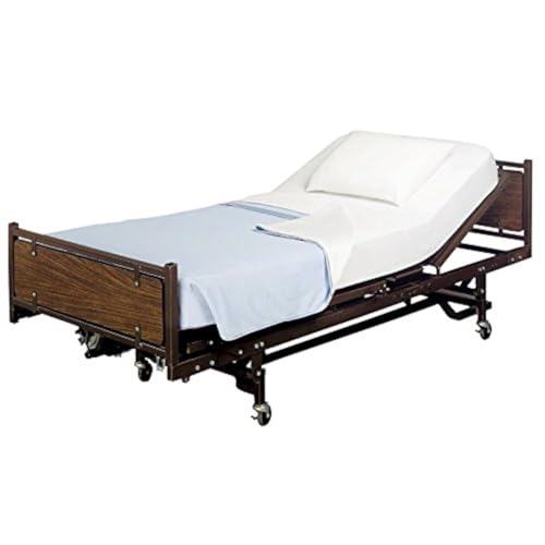 "Crescent Bedding Fitted Hospital Bed Sheet, Twin XL 36""X80""X10"", Soft and Comfy 100% Cotton (White)"