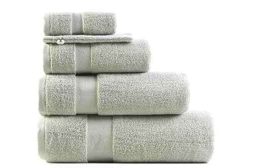 Cosy & Trendy Billyn Cotton Hand Towel 650 GSM - Green - 50 x 100 cm - Soft, Thick & Ultra Absorbent