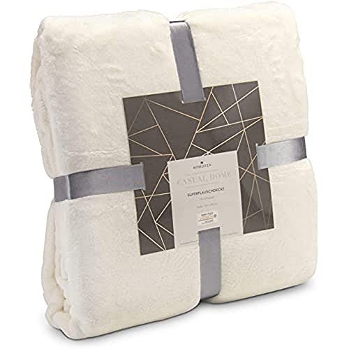 Römer Wellness Super Fleece Blanket Microfibre Beige 34 x 30 x 11 cm