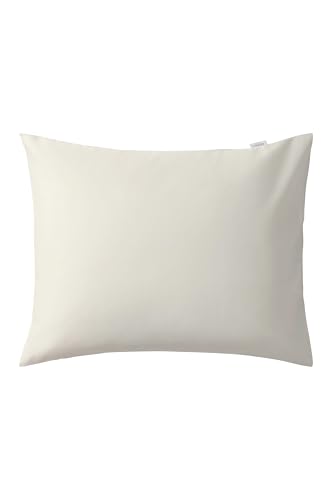 Jotex Zack Satin Pillowcase Exclusive Satin Made of Organic Cotton GOTS Certified Cushion Cover, Beige 50 x 70 cm