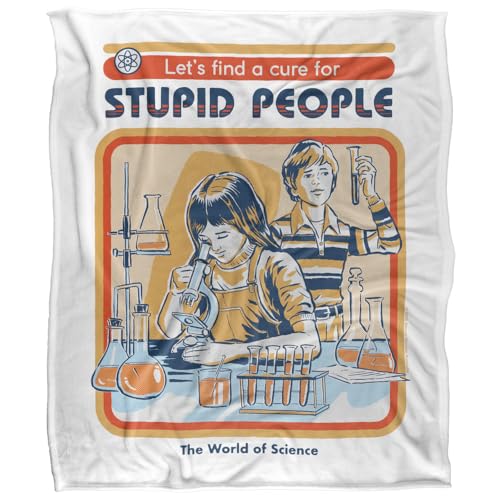 Steven Rhodes A Cure For Stupid People Silky Touch Super Soft Throw Blanket 152 X 127 Cm