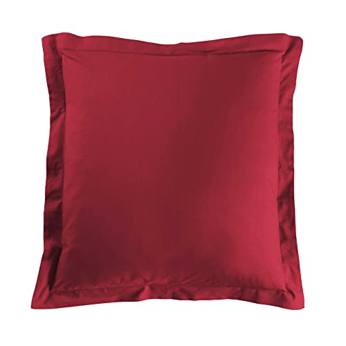 douceur d'intérieur, Lina Marsala Cushion Cover 63 x 63 cm 100% Cotton