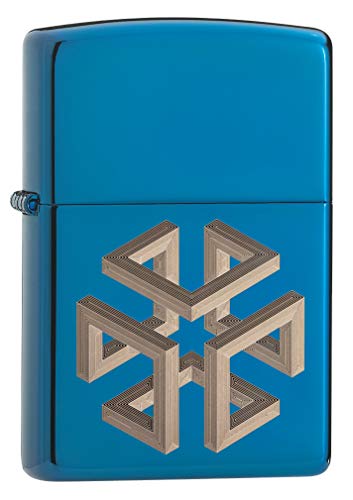 Zippo Lighter, Brass, Individual Design, One Box