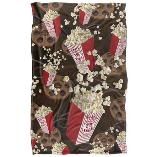 Jq Licensing - Rle Popcorn Pattern Silky Touch Super Soft Throw Blanket 91 x 147 Cm