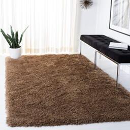 Safavieh Shaggy Indoor Hand Tufted Rectangle Area Rug, Venice Shag Collection, SG256, in Taupe, 91 X 152 cm for Living Room, Bedroom or Any Indoor Space