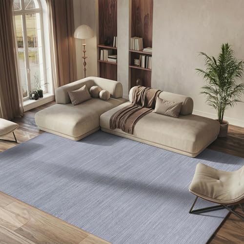 Safavieh Modern Rug for Living Room, Dining Room, Bedroom - Vision Collection, Short Pile, in Beige, 65 x 305 cm