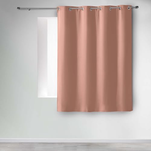 Douceur d'Intérieur, Blackout Eyelet Curtain 135 x 180 cm Blush
