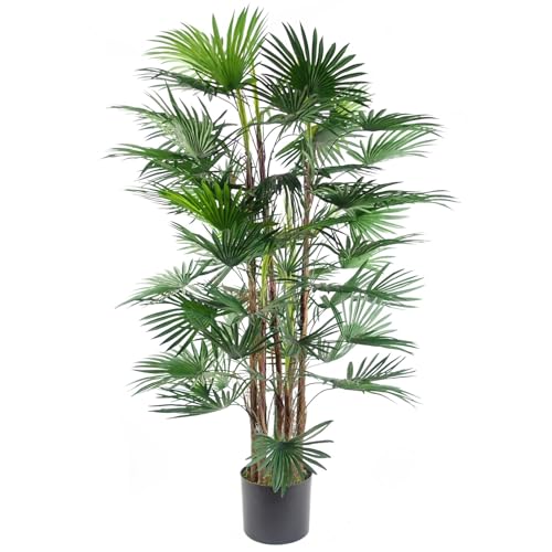 Realistic Potted Artificial Palm and Tropical Trees - Ready to Display