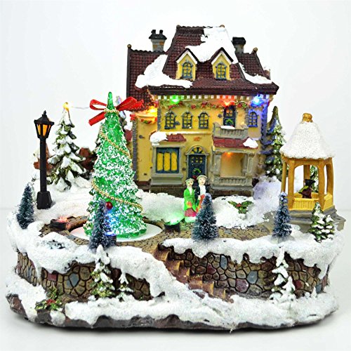 Big Christmas LED Musical Light Up Sculpture Nativity Set Xmas Home Decorations