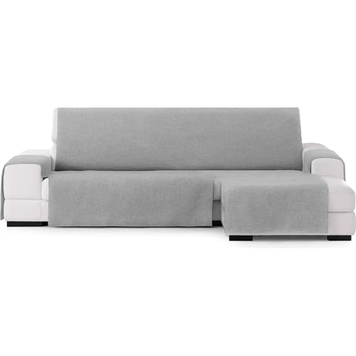 ECOMMERC3 Universal and Versatile Chaiselong Normal Right Sofa Cover ??? Grey Chaiselong Sofa Cover Protector Easy to Install for Back, Seat and Arms