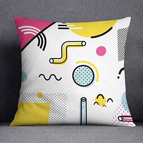 Questo Casa Decorative Cushion Cover, Cushion Cover, Home Decoration, for Sofa, Coffee, Size: 45 x 45 cm – Designed and Made in Türkiye