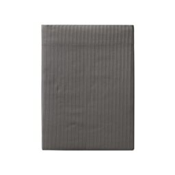 Essix Flat Sheet Cotton Satin Grand Hotel, Zinc, 270 x 300 cm