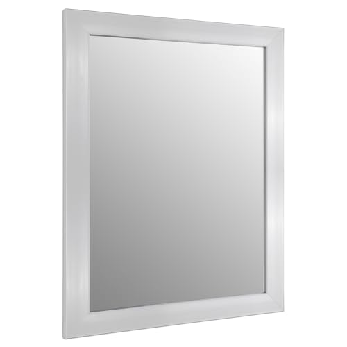 "Ruomeng Rectangular Wall Mirror 16"" x 20"" for Bathroom, Bedroom, Entryway, Living Room, Nickel"