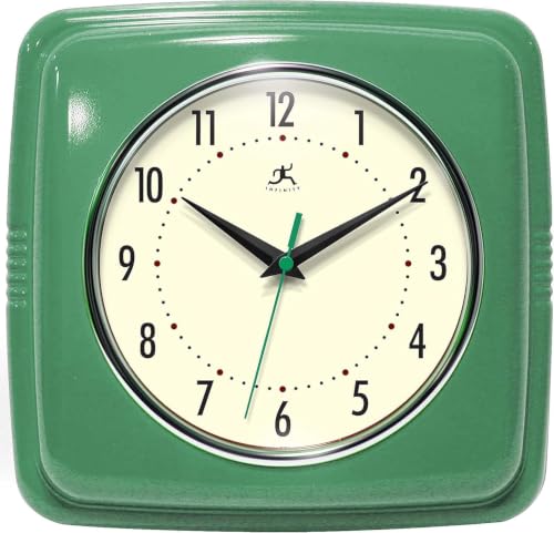 Infinity Instruments Retro Wall Clock for Living Room