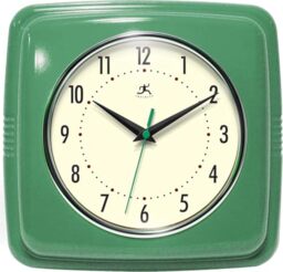 Infinity Instruments Retro Wall Clock for Living Room
