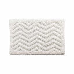 Douceur d'Intérieur Angelis Bath Mat (50 x 80 cm) Tufted Jacquard Cotton