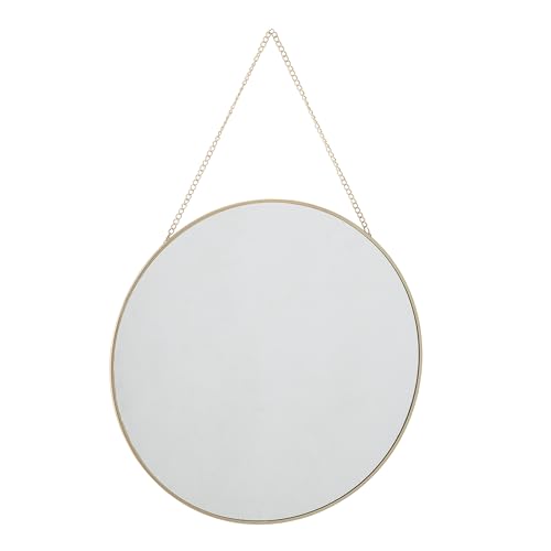Bloomingville 82040643 Universal Wall Mirror Round Gold 38 cm