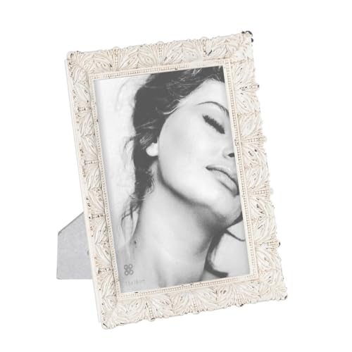 BigBuy Home Picture Frame White Polyresin 16.5 x 2 x 22 cm