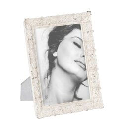 BigBuy Home Picture Frame White Polyresin 16.5 x 2 x 22 cm