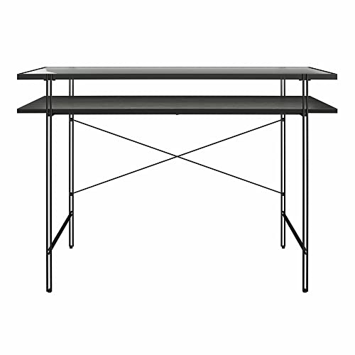 DHP Furniture Wainwright Desk Black Oak Look