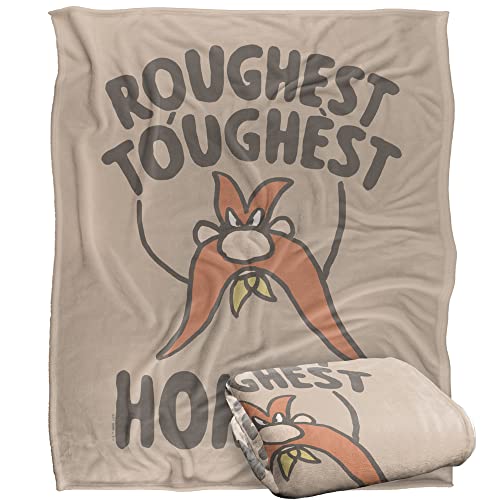 LOONEY TUNES Blanket, 152 x 127 cm The Roughest Toughest Silky Touch Super Soft Throw Blanket
