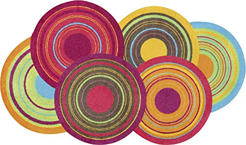 Wash&Dry Door Mat, Acrylic, Multicoloured, 70 x 120 cm