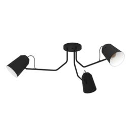 Eglo Spotlight Loreto, Ceiling Light Fitting with 3 Adjustable spot Lights