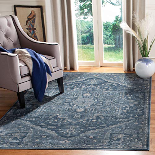 SAFAVIEH Traditional Rug for Living Room, Dining Room, Bedroom - Persian Collection, Short Pile, in Red and Multi, 61 X 91 cm
