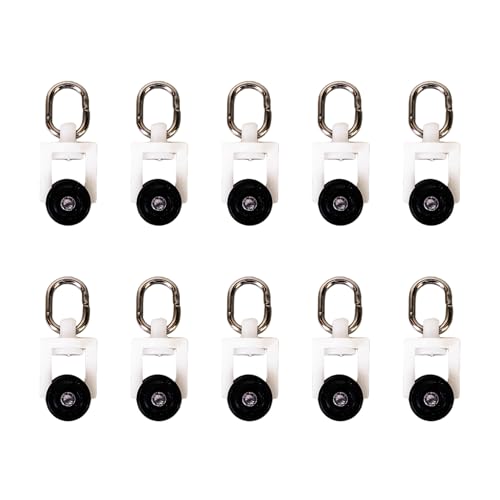 PNI Set of 10 PT923I rings for curtain rail, drapery PT923