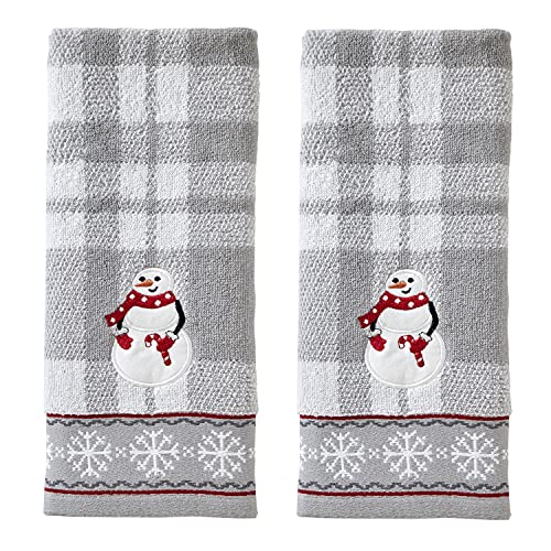 "SKL Home by Saturday Knight Ltd. Hand Towel Set, Cotton, Gray, 16""x26"""