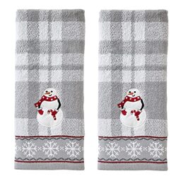 "SKL Home by Saturday Knight Ltd. Hand Towel Set, Cotton, Gray, 16""x26"""