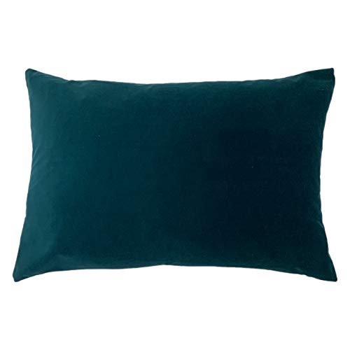 furn. Contra Feather Filled Cushion, Teal, 40 x 60cm