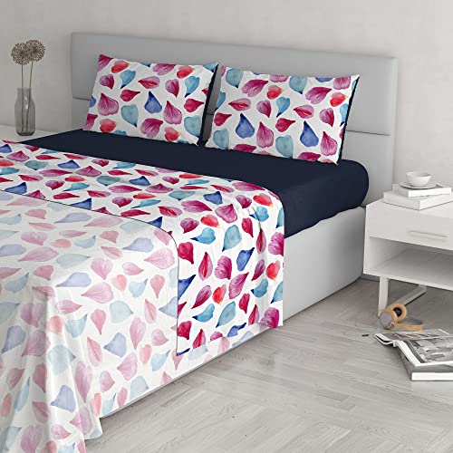 Fantasy bed sheet set in printed microfiber