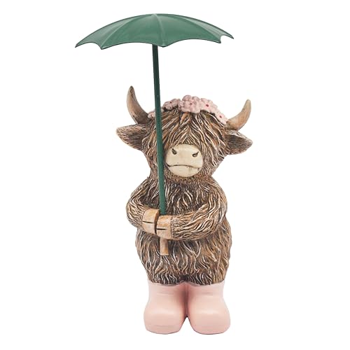 Lesser & Pavey Highland Cow Rainy Days Decor Figurine
